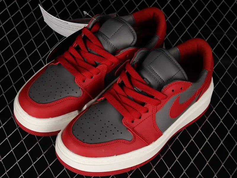 All categories Air Jordan Jordan series basketball shoes Air Jordan 1 Low Air Jordan 1 Elevate Low SE "Wolf Grey" Little AJ thick-soled retro basketball shoes DH7004-006